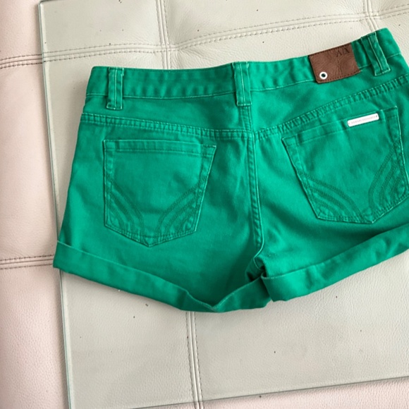 Armani Exchmge   ( AX) spring green cuff short shorts ♥️♥️ - Picture 9 of 12
